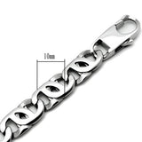 TK339 High polished (no plating) Stainless Steel Bracelet with No Stone in No Stone