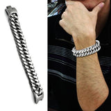 High polished (no plating) Stainless Steel Bracelet with No Stone