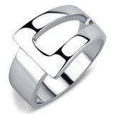 High polished (no plating) Stainless Steel Ring with No Stone