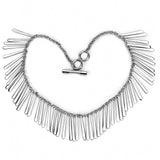 High polished (no plating) Stainless Steel Necklace with No Stone
