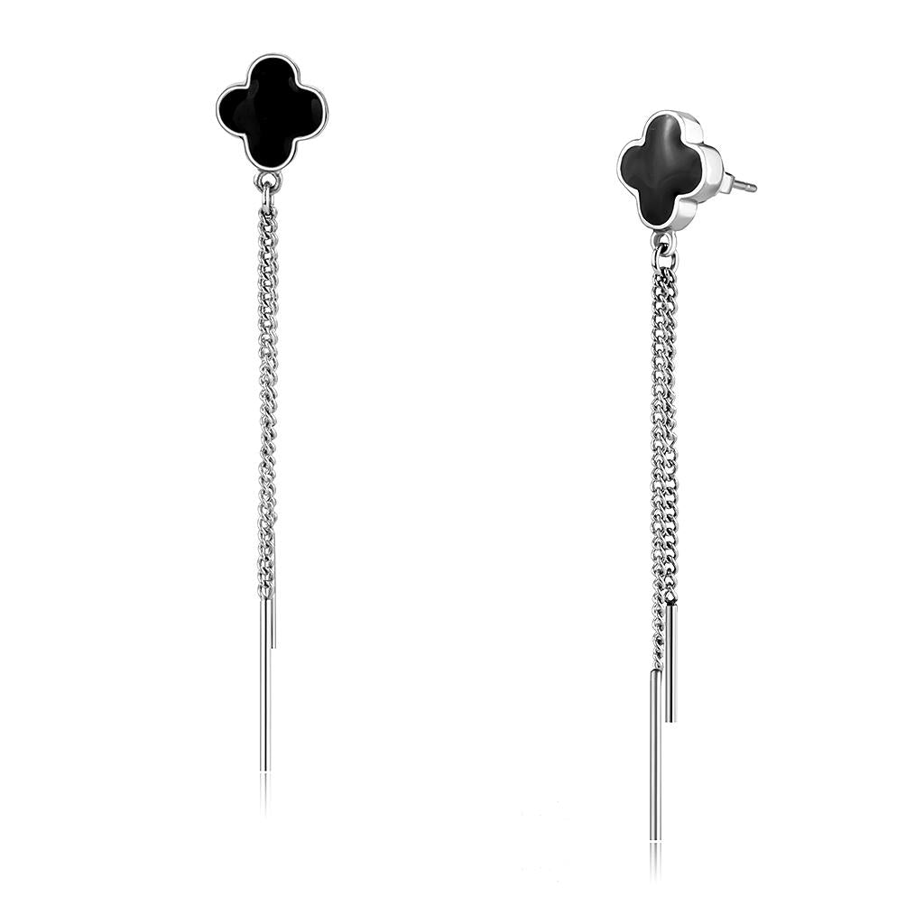 No Plating Stainless Steel Earrings with No Stone