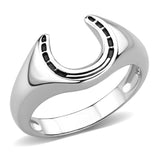 High polished (no plating) Stainless Steel Ring with No Stone