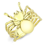 IP Gold(Ion Plating) Stainless Steel Ring with No Stone