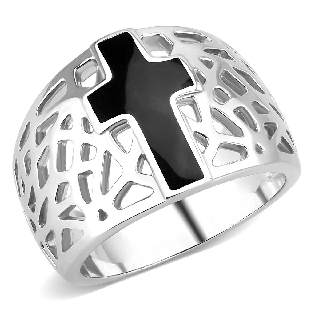 High polished (no plating) Stainless Steel Ring with No Stone