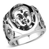 High polished (no plating) Stainless Steel Ring with No Stone