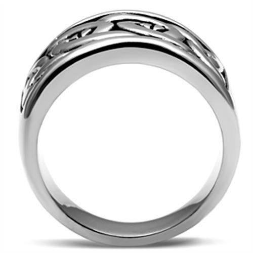 High polished (no plating) Stainless Steel Ring with No Stone