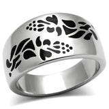 High polished (no plating) Stainless Steel Ring with No Stone
