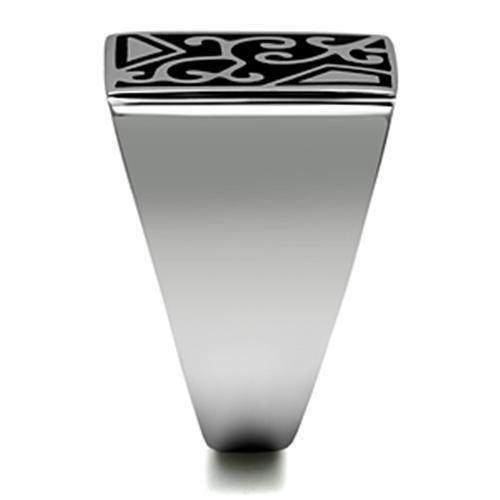 High polished (no plating) Stainless Steel Ring with No Stone