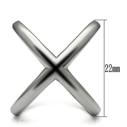 High polished (no plating) Stainless Steel Ring with No Stone