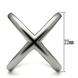 High polished (no plating) Stainless Steel Ring with No Stone