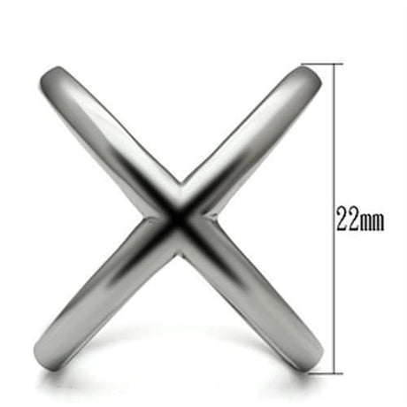 High polished (no plating) Stainless Steel Ring with No Stone