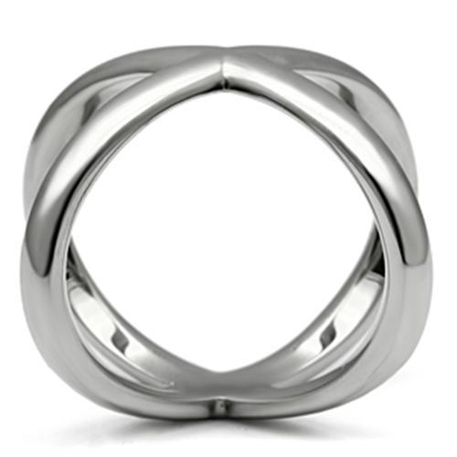 High polished (no plating) Stainless Steel Ring with No Stone