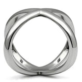 High polished (no plating) Stainless Steel Ring with No Stone