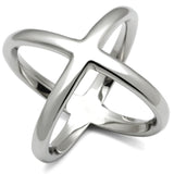 High polished (no plating) Stainless Steel Ring with No Stone