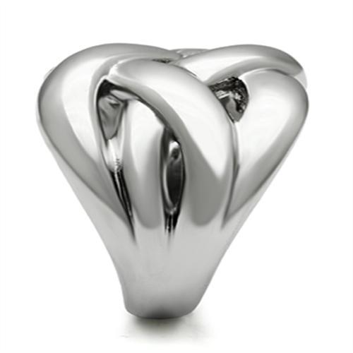 High polished (no plating) Stainless Steel Ring with No Stone