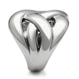 High polished (no plating) Stainless Steel Ring with No Stone