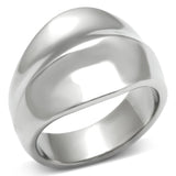 High polished (no plating) Stainless Steel Ring with No Stone