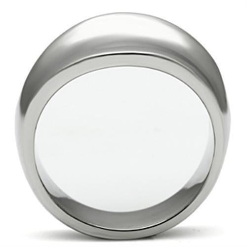 High polished (no plating) Stainless Steel Ring with No Stone