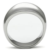 High polished (no plating) Stainless Steel Ring with No Stone