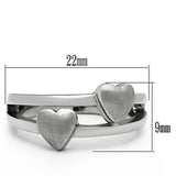 High polished (no plating) Stainless Steel Ring with No Stone
