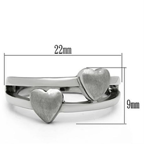 High polished (no plating) Stainless Steel Ring with No Stone