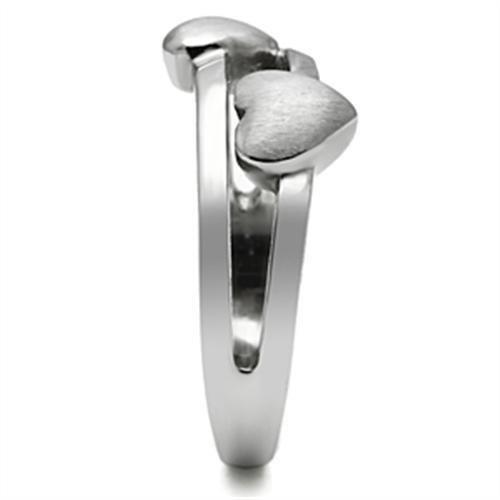 High polished (no plating) Stainless Steel Ring with No Stone