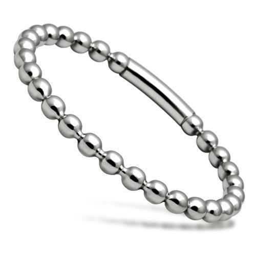 High polished (no plating) Stainless Steel Bangle with No Stone
