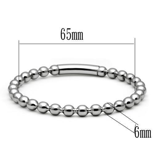 High polished (no plating) Stainless Steel Bangle with No Stone