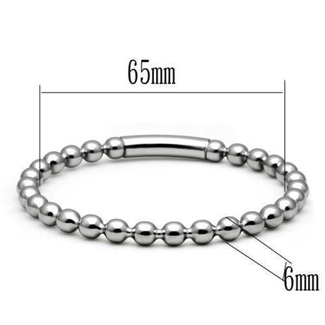 High polished (no plating) Stainless Steel Bangle with No Stone