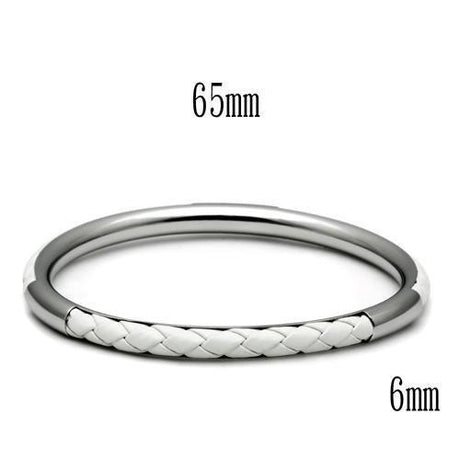 High polished (no plating) Stainless Steel Bangle with No Stone