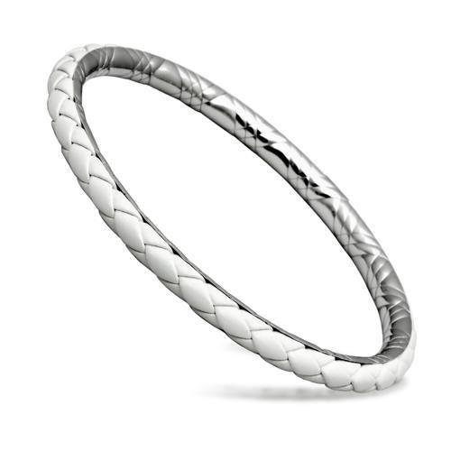 High polished (no plating) Stainless Steel Bangle with No Stone