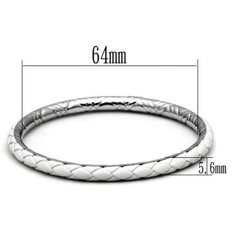 High polished (no plating) Stainless Steel Bangle with No Stone