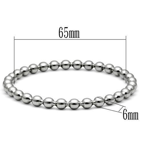 High polished (no plating) Stainless Steel Bangle with No Stone