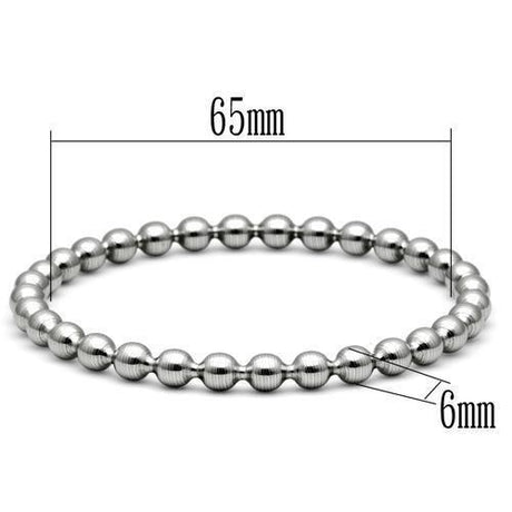 High polished (no plating) Stainless Steel Bangle with No Stone