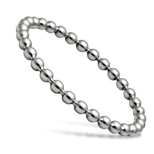 High polished (no plating) Stainless Steel Bangle with No Stone