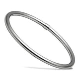 High polished (no plating) Stainless Steel Bangle with No Stone
