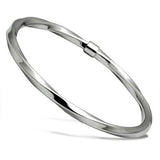 High polished (no plating) Stainless Steel Bangle with No Stone