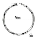 High polished (no plating) Stainless Steel Earrings with No Stone