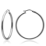 High polished (no plating) Stainless Steel Earrings with No Stone