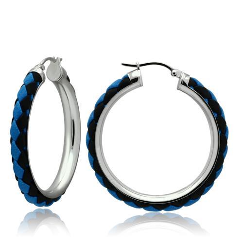 High polished (no plating) Stainless Steel Earrings with No Stone