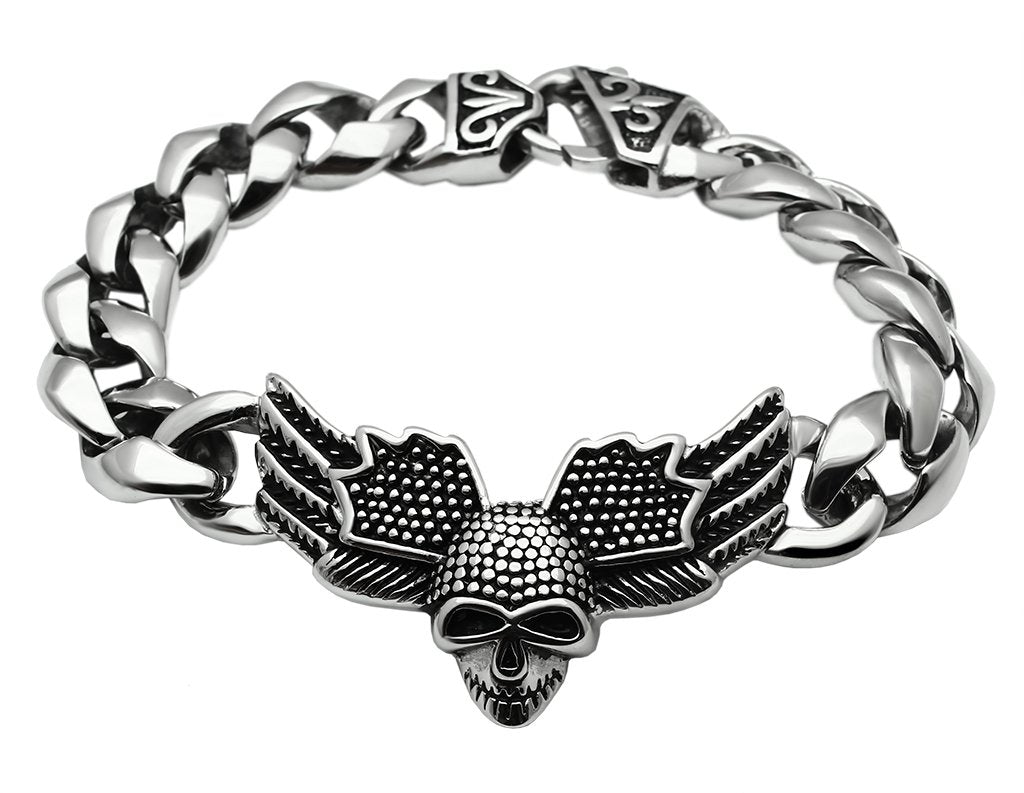 High polished (no plating) Stainless Steel Bracelet with No Stone