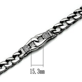 High polished (no plating) Stainless Steel Bracelet with No Stone