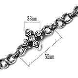High polished (no plating) Stainless Steel Bracelet with No Stone