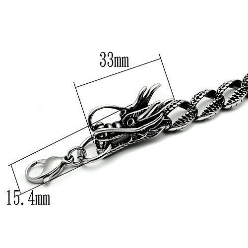 High polished (no plating) Stainless Steel Bracelet with No Stone