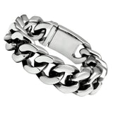High polished (no plating) Stainless Steel Bracelet with No Stone