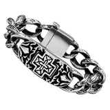 High polished (no plating) Stainless Steel Bracelet with No Stone