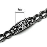 High polished (no plating) Stainless Steel Bracelet with No Stone