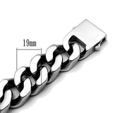 High polished (no plating) Stainless Steel Bracelet with No Stone