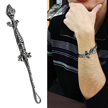 High polished (no plating) Stainless Steel Bracelet with No Stone