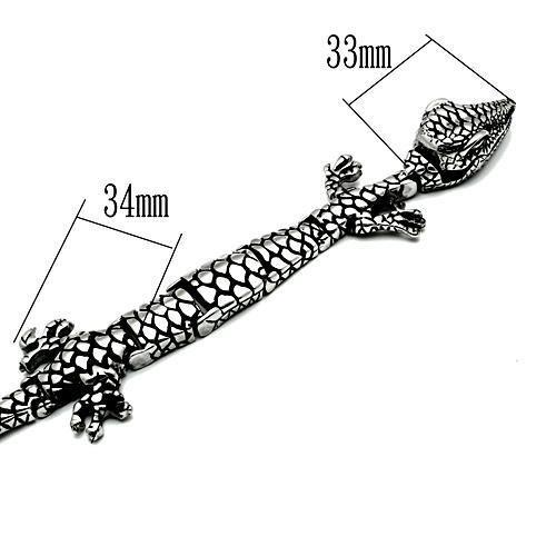High polished (no plating) Stainless Steel Bracelet with No Stone